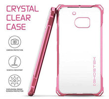 Cargar imagen en el visor de la galería, HTC 10 Case, Ghostek® Covert Pink Series Premium Slim Hybrid | w/Screen Protector | Ultra Fit (Color in image: Clear)