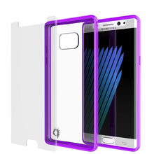 Cargar imagen en el visor de la galería, Note 7 Case Punkcase® LUCID 2.0 Purple Series w/ PUNK SHIELD Screen Protector | Ultra Fit (Color in image: light blue)