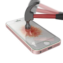 Cargar imagen en el visor de la galería, iPhone SE Screen Protector, Punkcase Glass SHIELD iPhone SE Tempered Glass Protector 0.33mm Thick 9H (Color in image: clear)