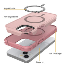 Cargar imagen en el visor de la galería, Magnetic Soft TPU bumper Iphone 14 (Color in image: Navy)