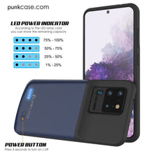 Cargar imagen en el visor de la galería, PunkJuice S20 Ultra Battery Case All Blue - Fast Charging Power Juice Bank with 6000mAh (Color in image: Gold)
