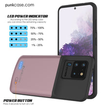 Cargar imagen en el visor de la galería, PunkJuice S20 Ultra Battery Case Rose - Fast Charging Power Juice Bank with 6000mAh (Color in image: Gold)