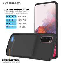 Cargar imagen en el visor de la galería, PunkJuice S20 Battery Case All Black - Fast Charging Power Juice Bank with 4800mAh (Color in image: Rose-Gold)