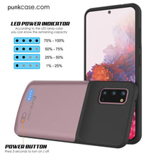 Cargar imagen en el visor de la galería, PunkJuice S20 Battery Case Rose - Fast Charging Power Juice Bank with 4800mAh (Color in image: Red)