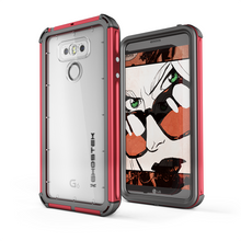 Cargar imagen en el visor de la galería, LG G6 WATERPROOF CASE | ATOMIC 3 SERIES | RED (Color in image: Red)