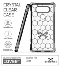 Cargar imagen en el visor de la galería, LG v20 Case, Ghostek® Covert Space Grey, Premium Impact Armor | Lifetime Warranty Exchange (Color in image: clear)