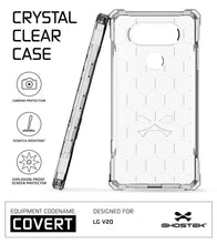 Cargar imagen en el visor de la galería, LG v20 Case, Ghostek® Covert Clear, Premium Impact Protective Armor | Lifetime Warranty Exchange (Color in image: space grey)