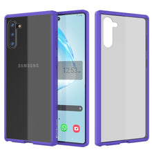 Cargar imagen en el visor de la galería, Galaxy Note 10 Punkcase Lucid-2.0 Series Slim Fit Armor Purple Case Cover (Color in image: Purple)