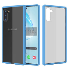 Cargar imagen en el visor de la galería, Galaxy Note 10 Punkcase Lucid-2.0 Series Slim Fit Armor Light Blue Case Cover (Color in image: Light Blue)