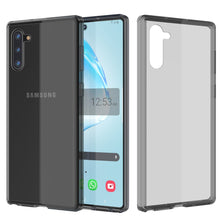Cargar imagen en el visor de la galería, Galaxy Note 10 Punkcase Lucid-2.0 Series Slim Fit Armor Crystal Black Case Cover (Color in image: Crystal Black)