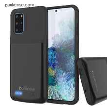 Cargar imagen en el visor de la galería, PunkJuice S20+ Plus Battery Case All Black - Fast Charging Power Juice Bank with 6000mAh (Color in image: Rose-Gold)