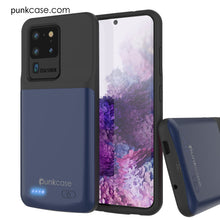 Cargar imagen en el visor de la galería, PunkJuice S20 Ultra Battery Case All Blue - Fast Charging Power Juice Bank with 6000mAh (Color in image: Rose-Gold)