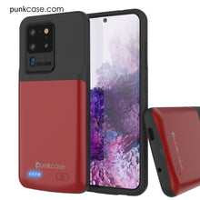 Cargar imagen en el visor de la galería, PunkJuice S20 Ultra Battery Case Red - Fast Charging Power Juice Bank with 6000mAh (Color in image: Rose-Gold)