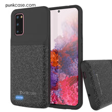 Cargar imagen en el visor de la galería, PunkJuice S20 Battery Case Patterned Black - Fast Charging Power Juice Bank with 4800mAh (Color in image: Gold)