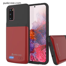 Cargar imagen en el visor de la galería, PunkJuice S20 Battery Case Red - Fast Charging Power Juice Bank with 4800mAh (Color in image: Rose-Gold)