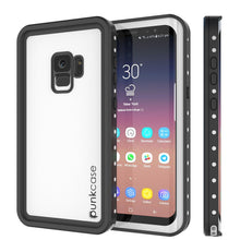 Load image into Gallery viewer, Galaxy S9 Waterproof Case, Punkcase StudStar White Thin 6.6ft Underwater IP68 Shock/Snow Proof (Color in image: white)