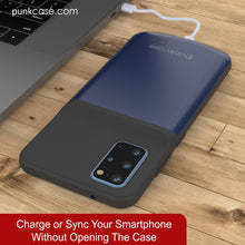 Cargar imagen en el visor de la galería, PunkJuice S20+ Plus Battery Case All Blue - Fast Charging Power Juice Bank with 6000mAh (Color in image: Rose-Gold)