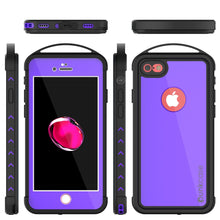Cargar imagen en el visor de la galería, iPhone 7 Waterproof Case, Punkcase ALPINE Series, Purple | Heavy Duty Armor Cover (Color in image: white)