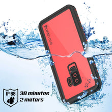 Load image into Gallery viewer, Galaxy S9 Plus Waterproof Case PunkCase StudStar Red Thin 6.6ft Underwater IP68 Shock/Snow Proof (Color in image: pink)
