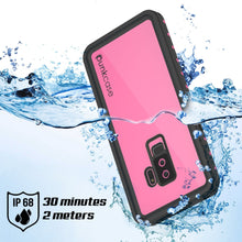 Load image into Gallery viewer, Galaxy S9 Plus Waterproof Case PunkCase StudStar Pink Thin 6.6ft Underwater IP68 Shock/Snow Proof (Color in image: black)