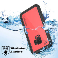 Load image into Gallery viewer, Galaxy S9 Waterproof Case PunkCase StudStar Red Thin 6.6ft Underwater IP68 Shock/Snow Proof (Color in image: pink)