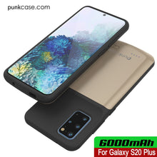 Cargar imagen en el visor de la galería, PunkJuice S20+ Plus Battery Case Gold - Fast Charging Power Juice Bank with 6000mAh (Color in image: All Blue)