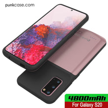 Cargar imagen en el visor de la galería, PunkJuice S20 Battery Case Rose - Fast Charging Power Juice Bank with 4800mAh (Color in image: All Blue)