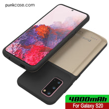 Cargar imagen en el visor de la galería, PunkJuice S20 Battery Case Gold - Fast Charging Power Juice Bank with 4800mAh (Color in image: All Blue)