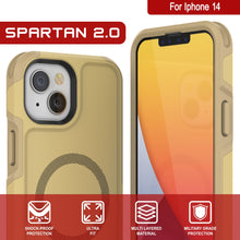 Load image into Gallery viewer, For Iphone 14 SPARTAN 2.0 Y YM tj & SHOCK-PROOF ULTRA MULTI LAYERED MILITARY GRADE PROTECTION FIT MATERIAL PROTECTION (Color in image: Pink)