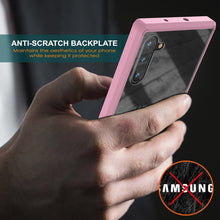 Cargar imagen en el visor de la galería, Galaxy Note 10 Punkcase Lucid-2.0 Series Slim Fit Armor Crystal Pink Case Cover (Color in image: Purple)