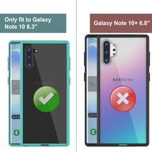 Load image into Gallery viewer, Galaxy Note 10 Punkcase Lucid-2.0 Series Slim Fit Armor Teal Case Cover (Color in image: White)