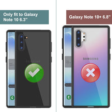 Load image into Gallery viewer, Galaxy Note 10 Punkcase Lucid-2.0 Series Slim Fit Armor Black Case Cover (Color in image: Purple)