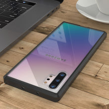 Load image into Gallery viewer, Galaxy Note 10+ Plus Punkcase Lucid-2.0 Series Slim Fit Armor Black Case Cover (Color in image: Light Blue)