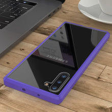 Cargar imagen en el visor de la galería, Galaxy Note 10 Punkcase Lucid-2.0 Series Slim Fit Armor Purple Case Cover (Color in image: Light Blue)