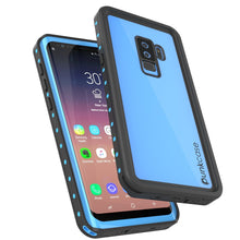 Load image into Gallery viewer, Galaxy S9 Plus Waterproof Case PunkCase StudStar Light Blue Thin 6.6ft Underwater IP68 ShockProof (Color in image: purple)