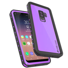 Load image into Gallery viewer, Galaxy S9 Plus Waterproof Case PunkCase StudStar Purple Thin 6.6ft Underwater IP68 Shock/Snow Proof (Color in image: black)