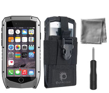 Cargar imagen en el visor de la galería, iPhone 6s/6 Case, Punkcase Metallic PRO Silver Series Cover W/ Attached Screen Protector | Touch-ID (Color in image: Red)