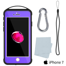 Cargar imagen en el visor de la galería, iPhone 8 Waterproof Case, Punkcase ALPINE Series, Purple | Heavy Duty Armor Cover (Color in image: teal)