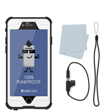 Cargar imagen en el visor de la galería, iPhone 6S+/6+ Plus Waterproof Case, PUNKcase StudStar White w/ Attached Screen Protector | Warranty (Color in image: purple)