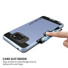 Cargar imagen en el visor de la galería, Galaxy Note 5 Case PunkCase SLOT Navy Series Slim Armor Soft Cover Case w/ Tempered Glass (Color in image: Gold)