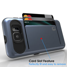 Load image into Gallery viewer, Galaxy S6 EDGE Case PunkCase CLUTCH Navy Series Slim Armor Soft Cover Case w/ Screen Protector (Color in image: White)