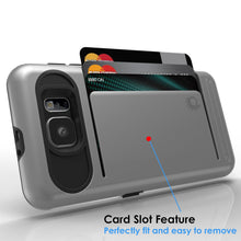 Cargar imagen en el visor de la galería, Galaxy s6 Case PunkCase CLUTCH Grey Series Slim Armor Soft Cover Case w/ Tempered Glass (Color in image: Gold)