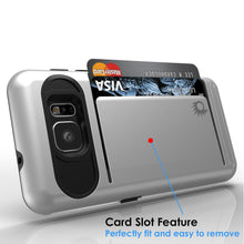 Load image into Gallery viewer, Galaxy s7 Case PunkCase CLUTCH Silver Series Slim Armor Soft Cover Case w/ Tempered Glass (Color in image: Pink)