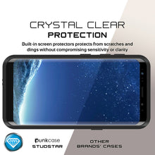 Load image into Gallery viewer, CRYSTAL CLEAR PROTECTION Built-in screen protectors protects from scratches and dings without compromising sensitivity or clarity Punkcase OTHER STUDSTAR BRANDS CASES (Color in image: black)