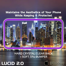 Cargar imagen en el visor de la galería, iPhone 8+ Plus Case Punkcase® LUCID 2.0 Purple Series w/ PUNK SHIELD Screen Protector | Ultra Fit (Color in image: pink)