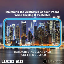 Load image into Gallery viewer, iPhone 8+ Plus Case Punkcase® LUCID 2.0 Light Blue Series w/ SHIELD Screen Protector | Ultra Fit (Color in image: pink)