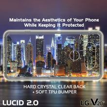 Cargar imagen en el visor de la galería, LG v20 Case Punkcase® LUCID 2.0 Crystal Black Series w/ PUNK SHIELD Glass Screen Protector | Ultra Fit (Color in image: pink)