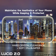 Cargar imagen en el visor de la galería, S7 Case Punkcase® LUCID 2.0 Crystal Black Series w/ PUNK SHIELD Glass Screen Protector | Ultra Fit (Color in image: clear)