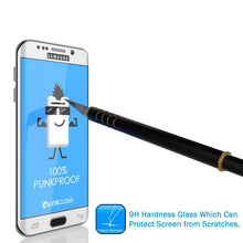 Load image into Gallery viewer, Galaxy S7 White Screen Protector, Punkcase Glass SHIELD Tempered Glass Protector 0.33mm Thick 9H (Color in image: Silver)