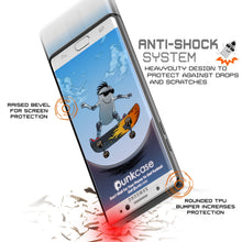 Cargar imagen en el visor de la galería, Note 7 Case Punkcase® LUCID 2.0 Black Series w/ PUNK SHIELD Screen Protector | Ultra Fit (Color in image: light blue)